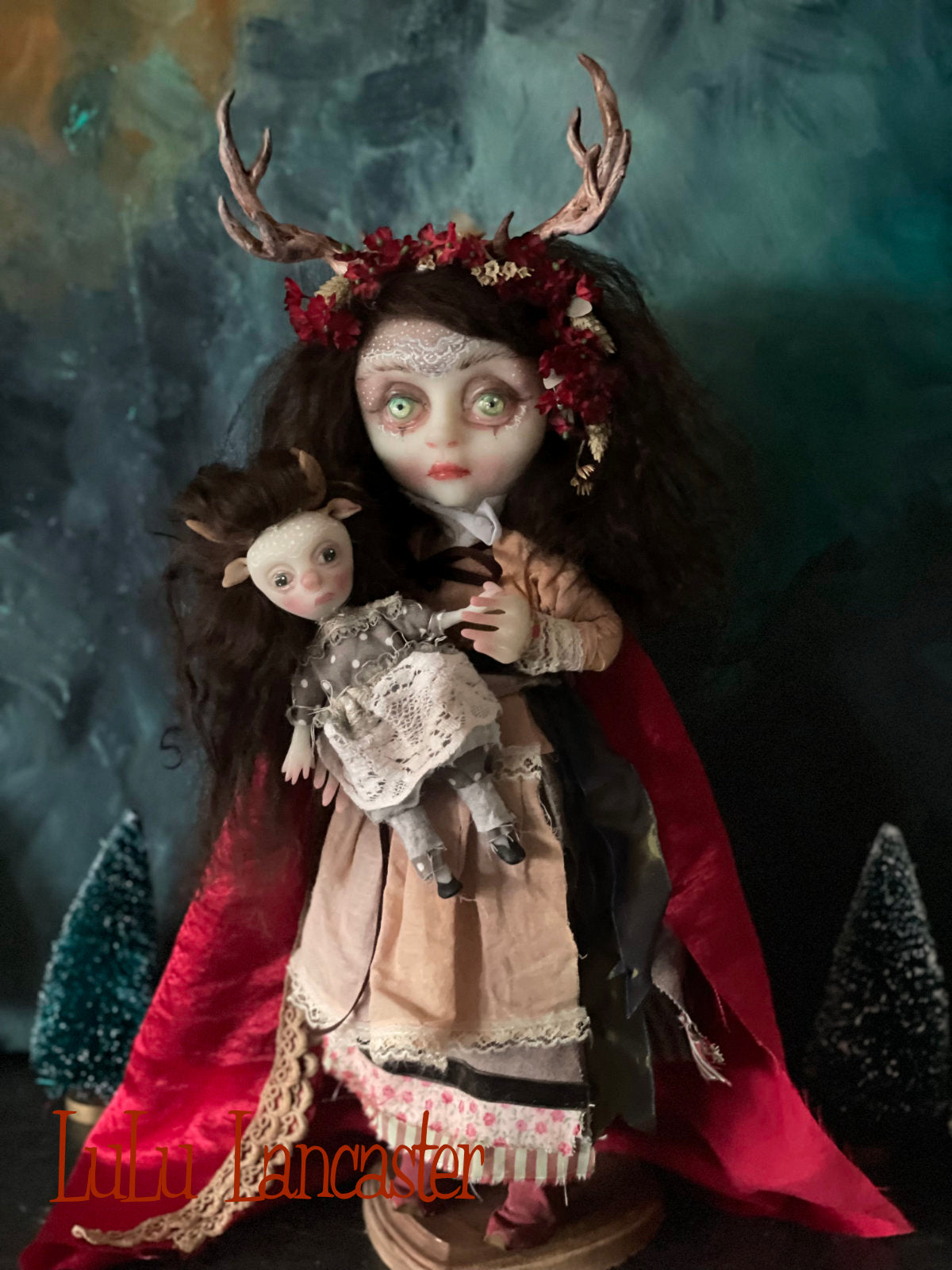 Dariel the Deer Original LuLu Lancaster Art Doll