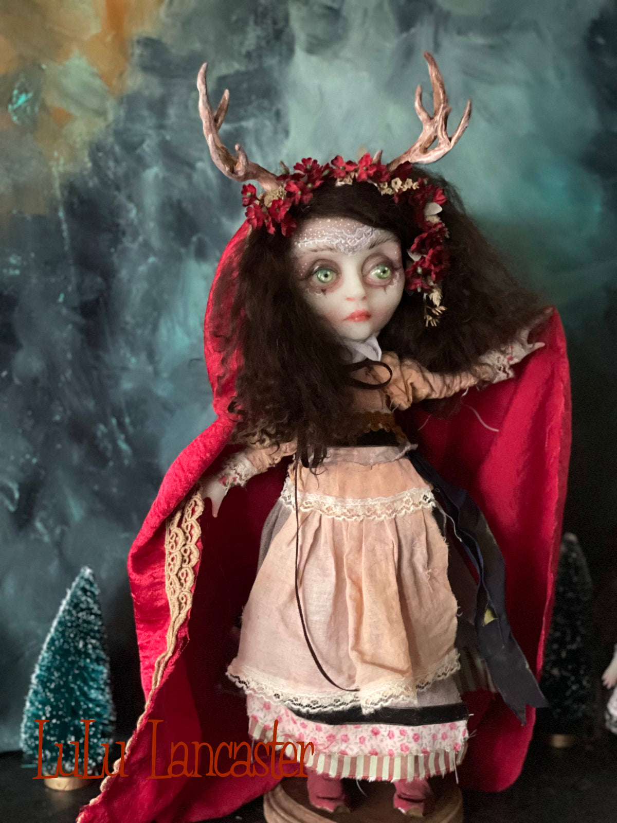 Dariel the Deer Original LuLu Lancaster Art Doll