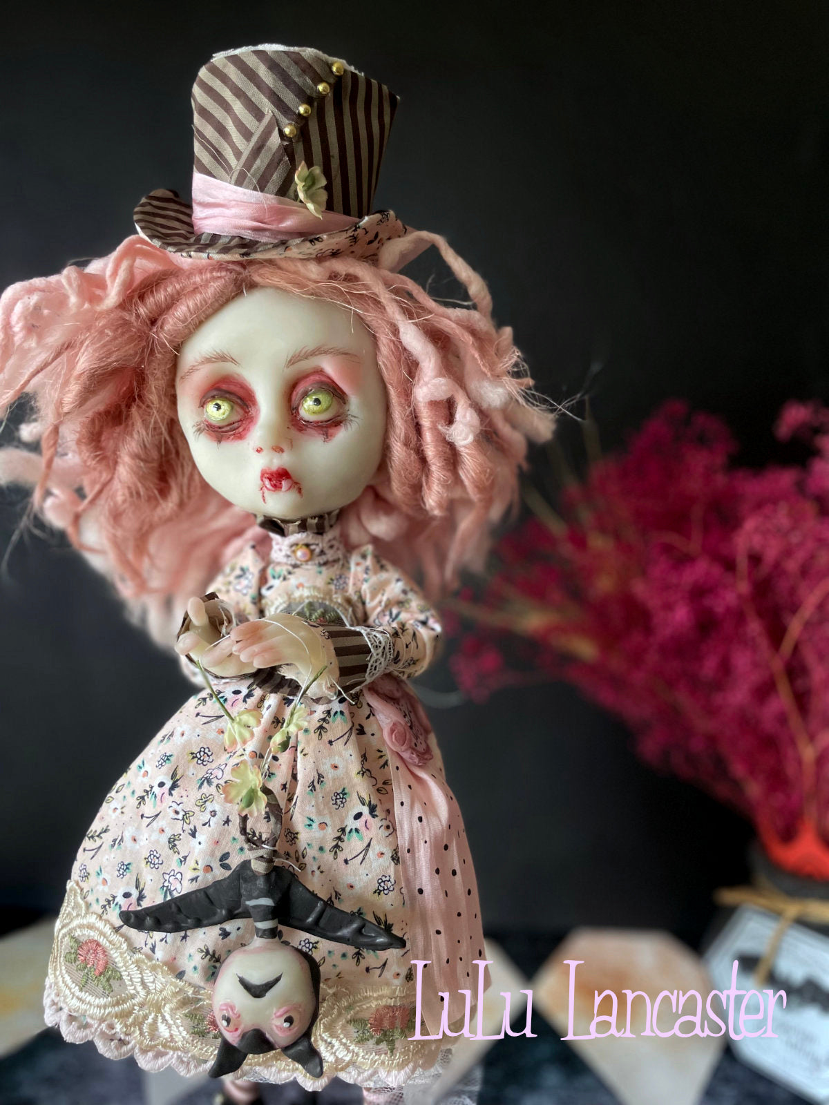 Dear Della Biter Victorian Vampire Original LuLu Lancaster Art Doll