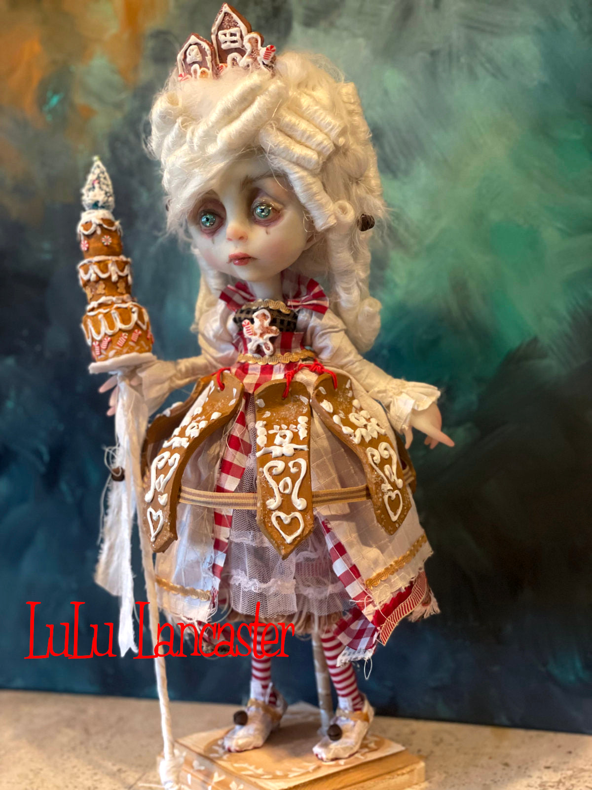 Genovese Gingerbread Rococo Holiday Original LuLu Lancaster Art Doll