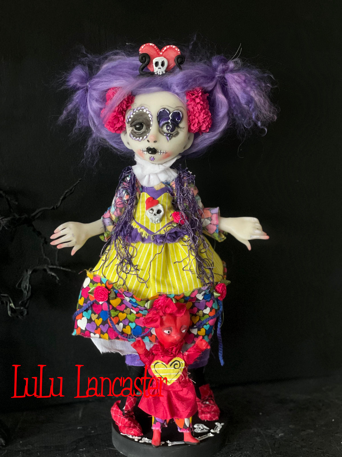 Lamora Valentine Muerta death doll  Original LuLu Lancaster Art Doll
