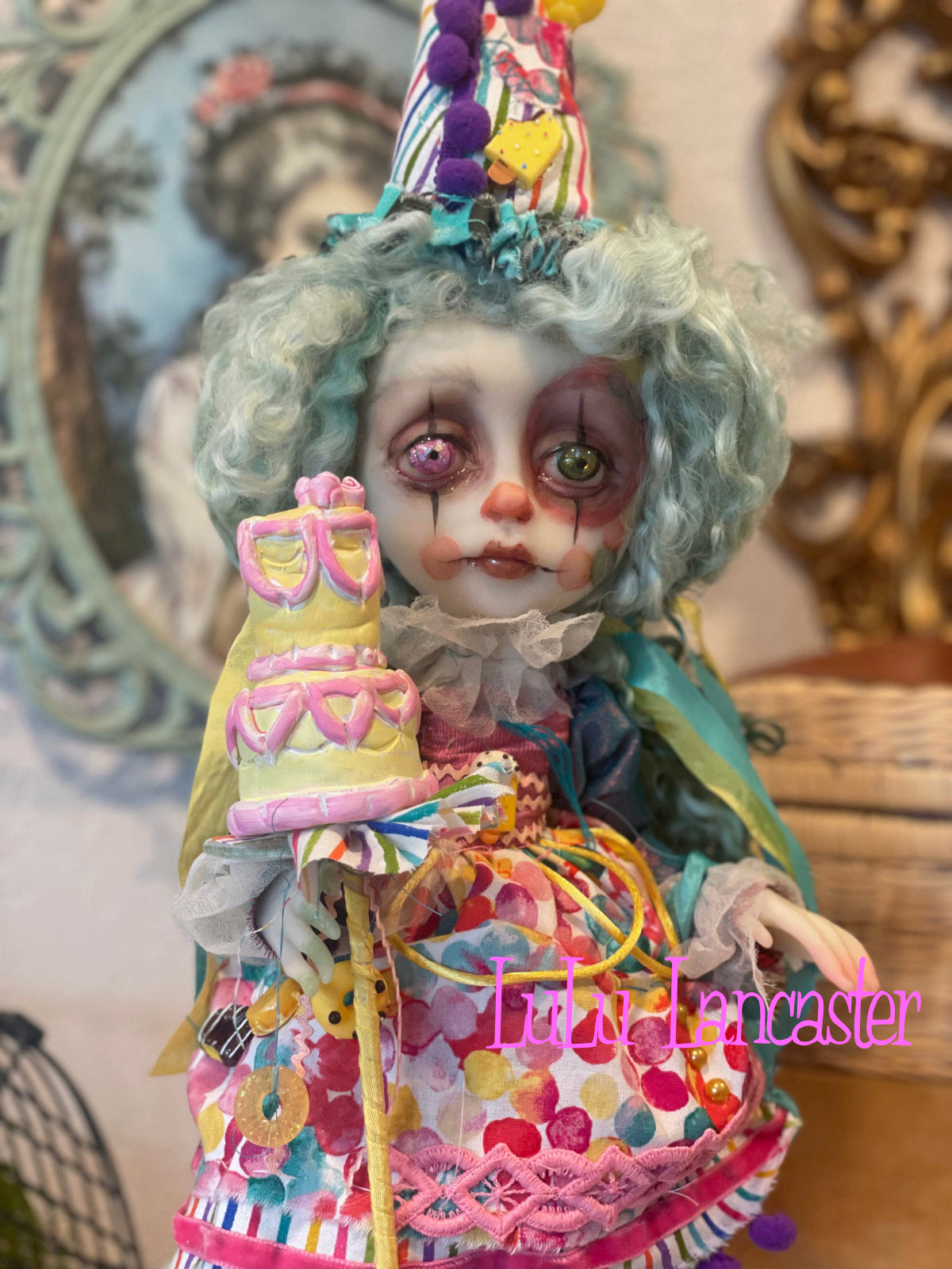 Topsy PoP the clown Original LuLu Lancaster Art Doll