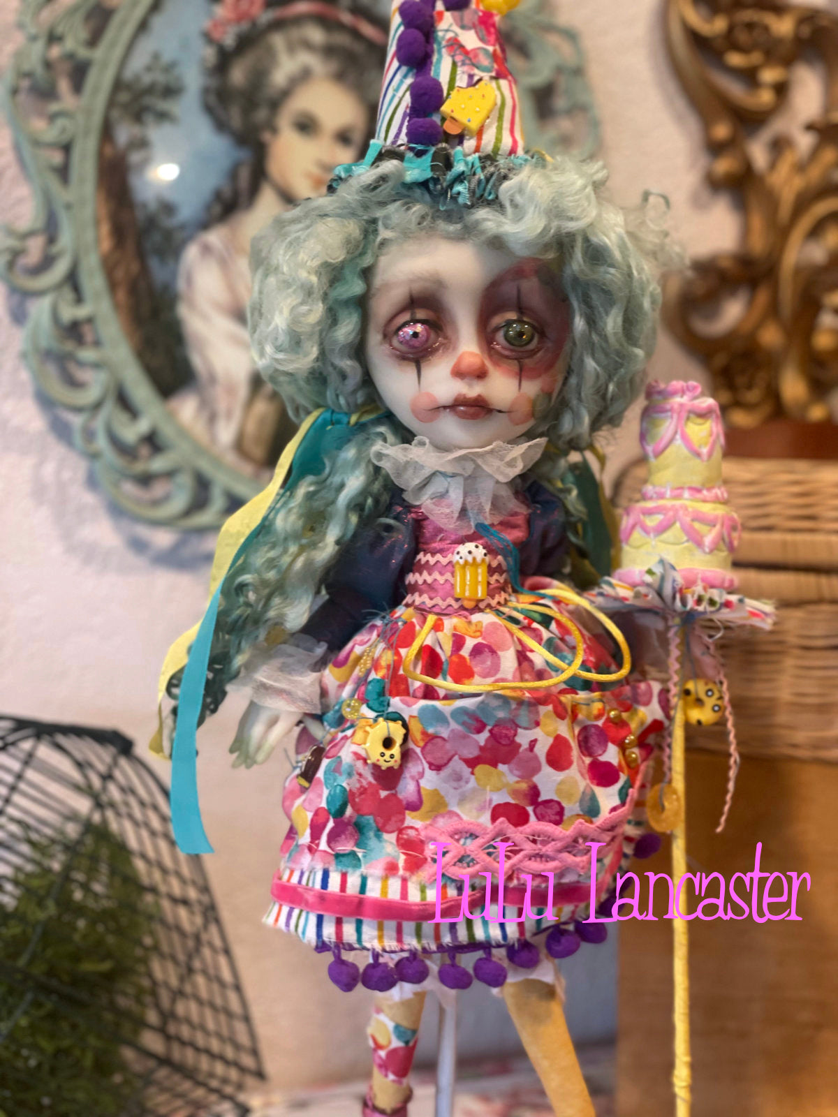 Topsy PoP the clown Original LuLu Lancaster Art Doll