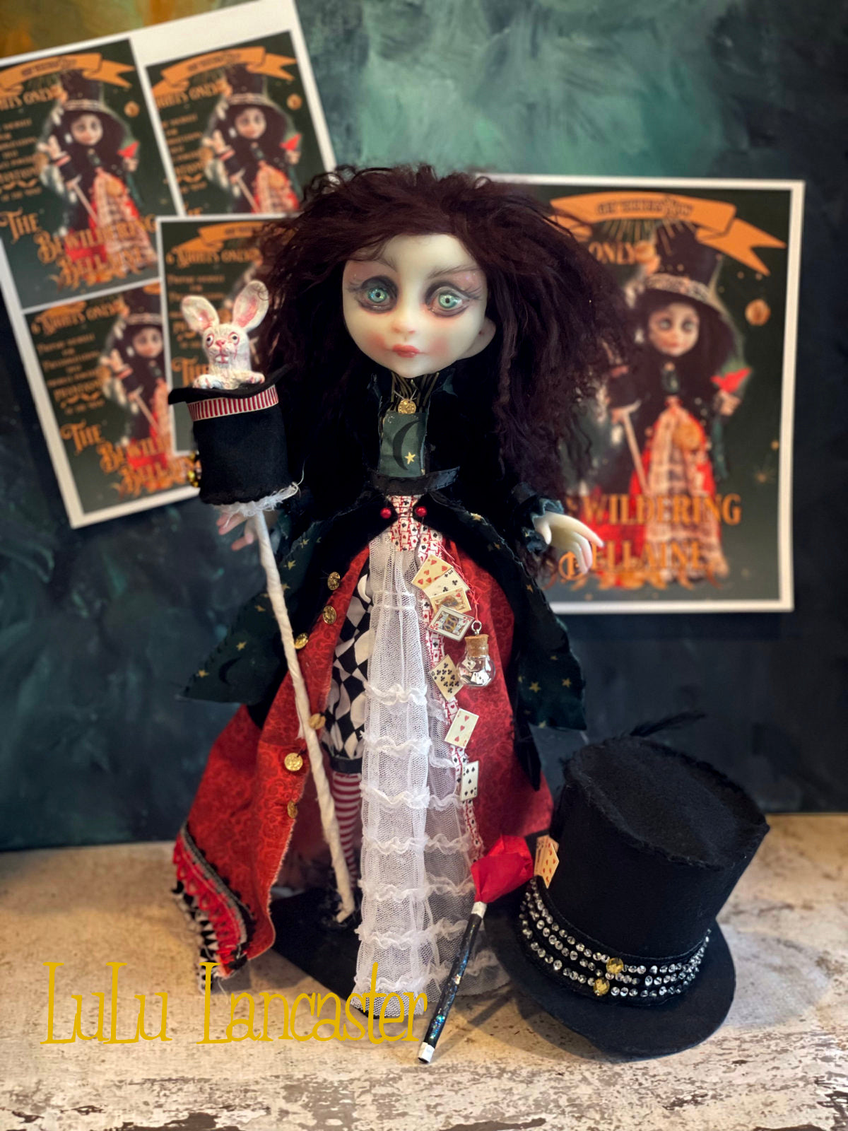 The Bewildering Bellaine the Magician Original LuLu Lancaster Art Doll