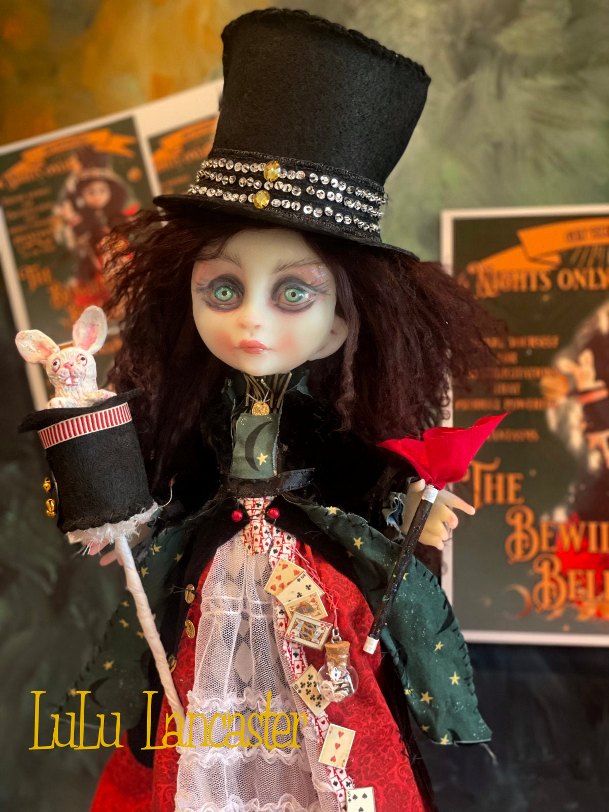 The Bewildering Bellaine the Magician Original LuLu Lancaster Art Doll