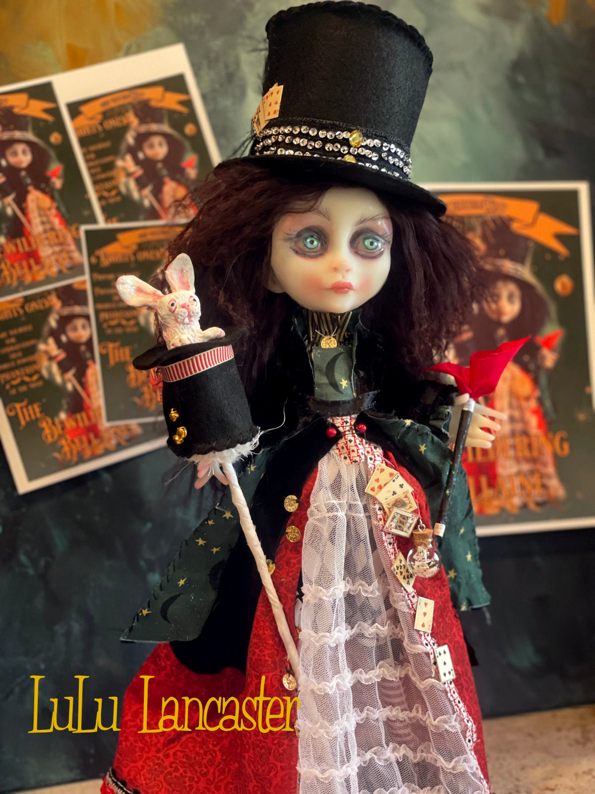 The Bewildering Bellaine the Magician Original LuLu Lancaster Art Doll