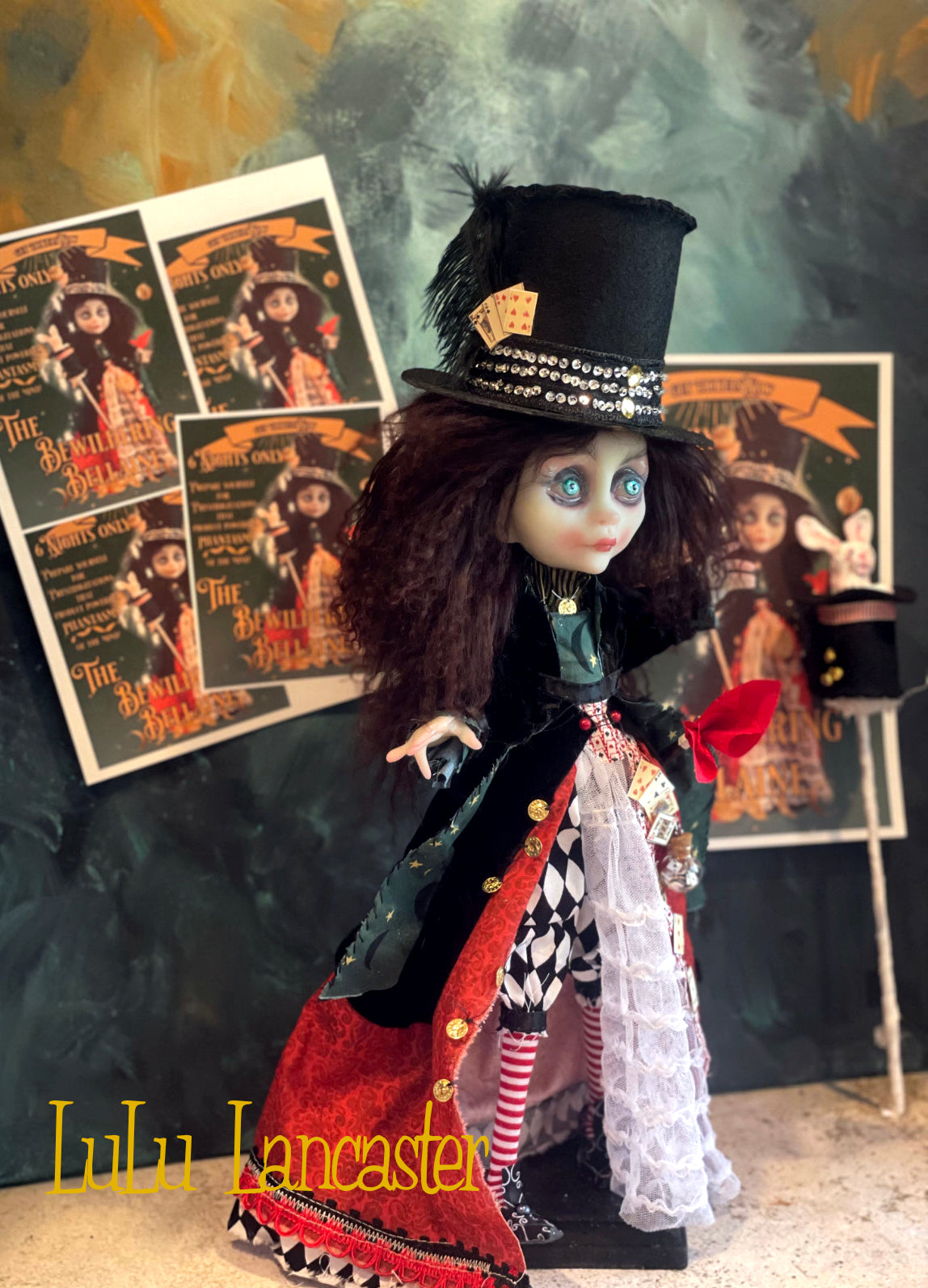 The Bewildering Bellaine the Magician Original LuLu Lancaster Art Doll