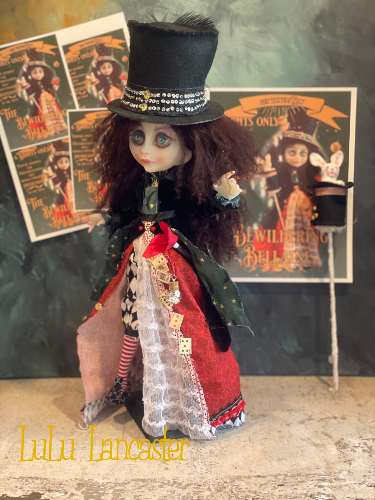 The Bewildering Bellaine the Magician Original LuLu Lancaster Art Doll