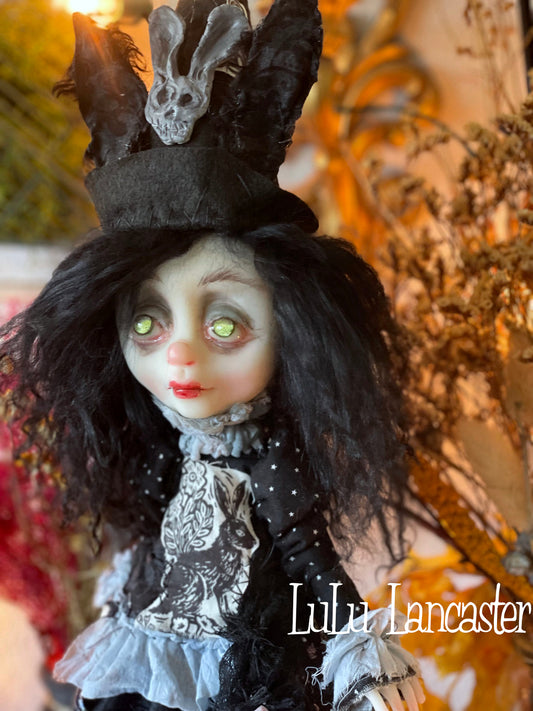 The Black Rabbit Witch Original LuLu Lancaster Art Doll
