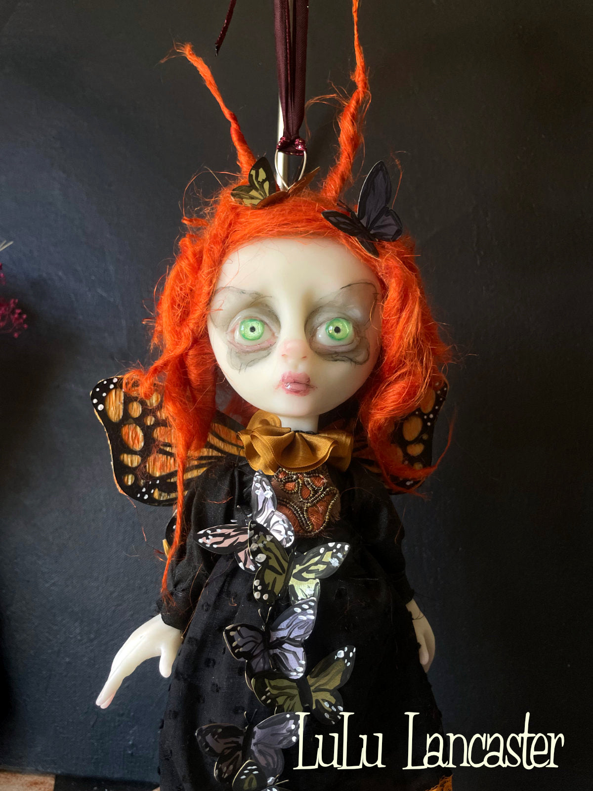 Mini Hanging Butterfly Anya Original LuLu Lancaster Art Doll