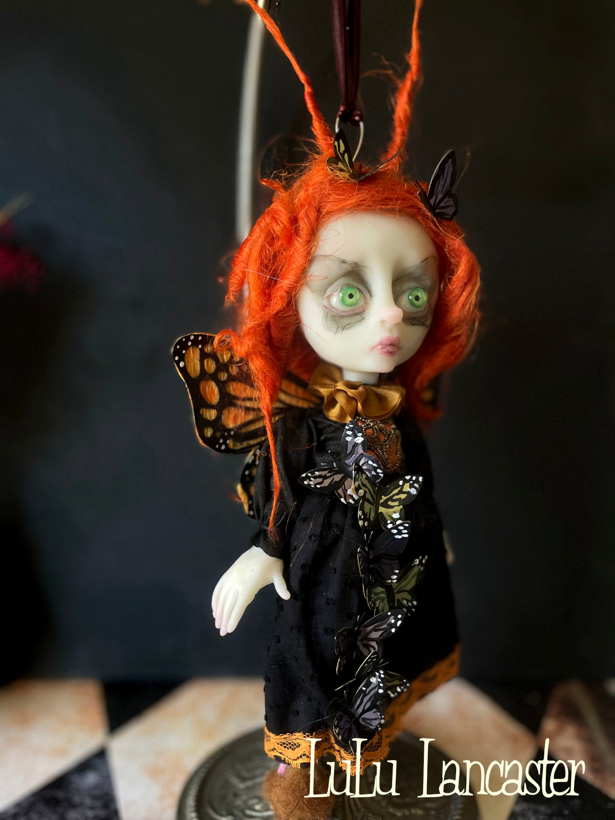 Mini Hanging Butterfly Anya Original LuLu Lancaster Art Doll