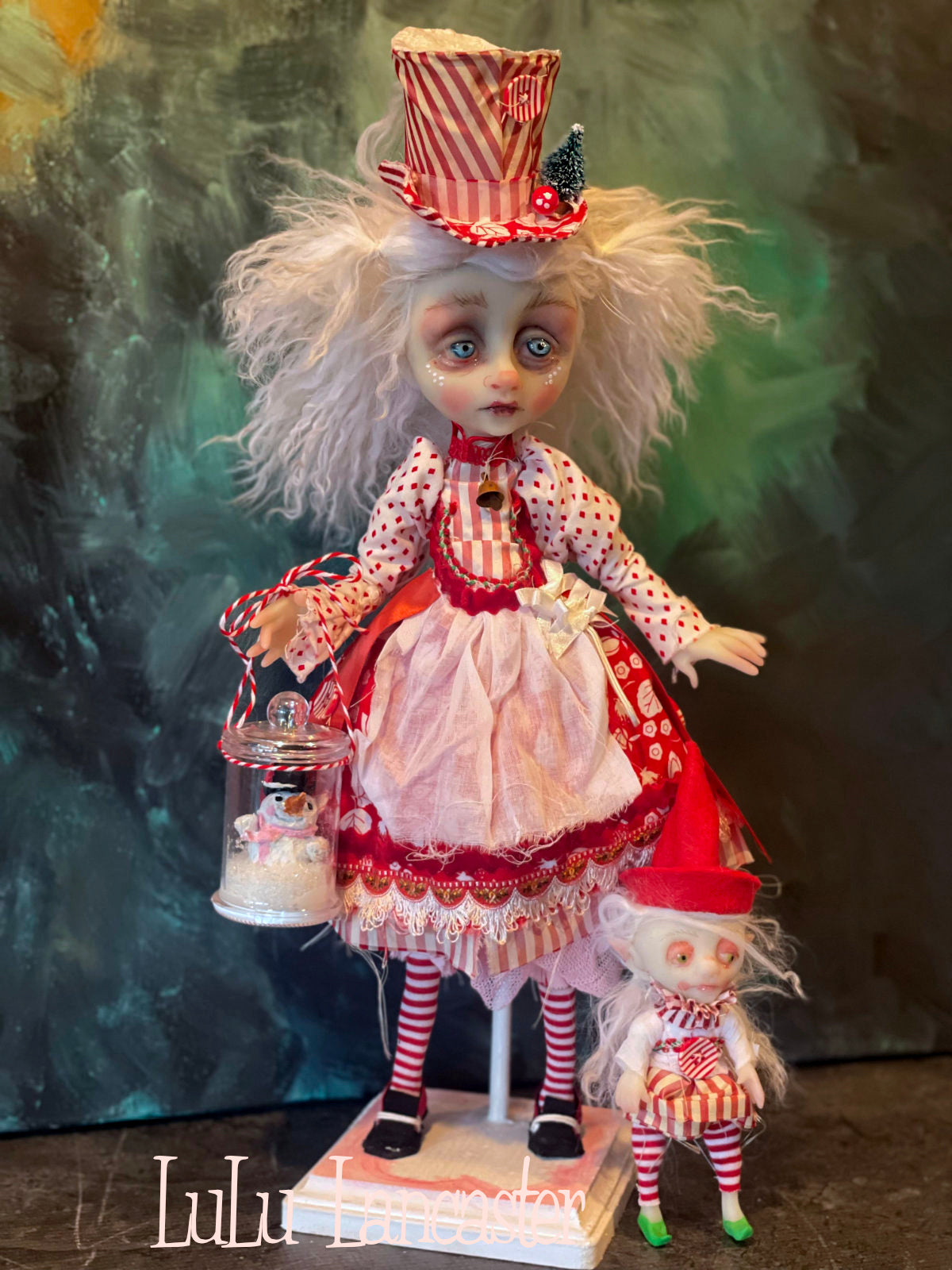 Clara Claus Holiday Original LuLu Lancaster Art Doll