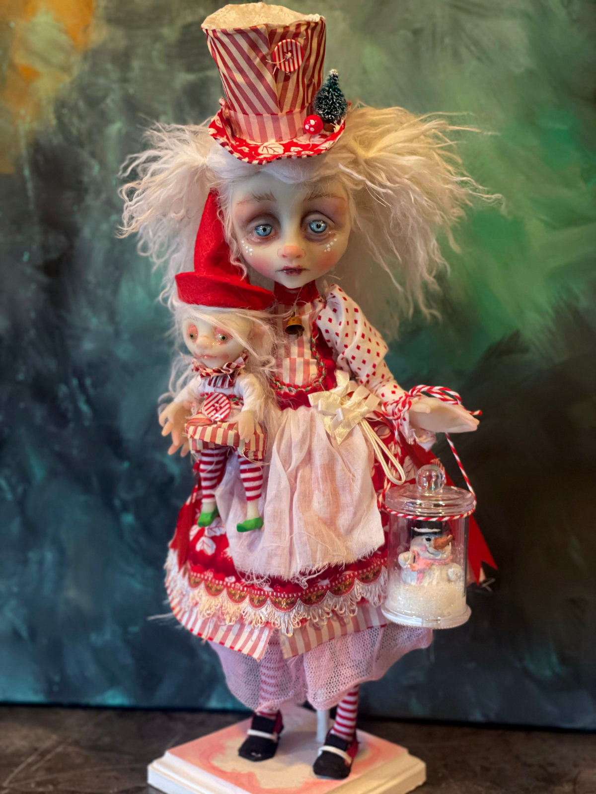 Clara Claus Holiday Original LuLu Lancaster Art Doll