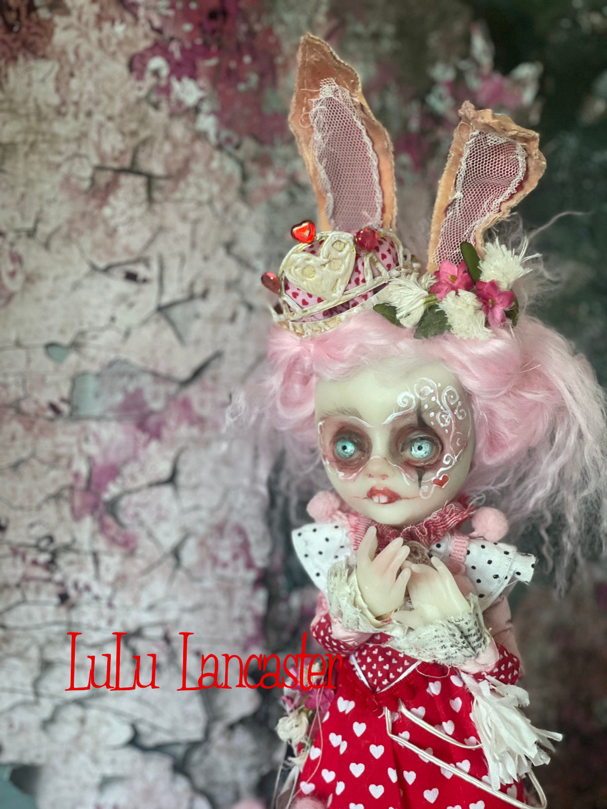 Hanah Heart the Bunny Queen Original LuLu Lancaster Art Doll