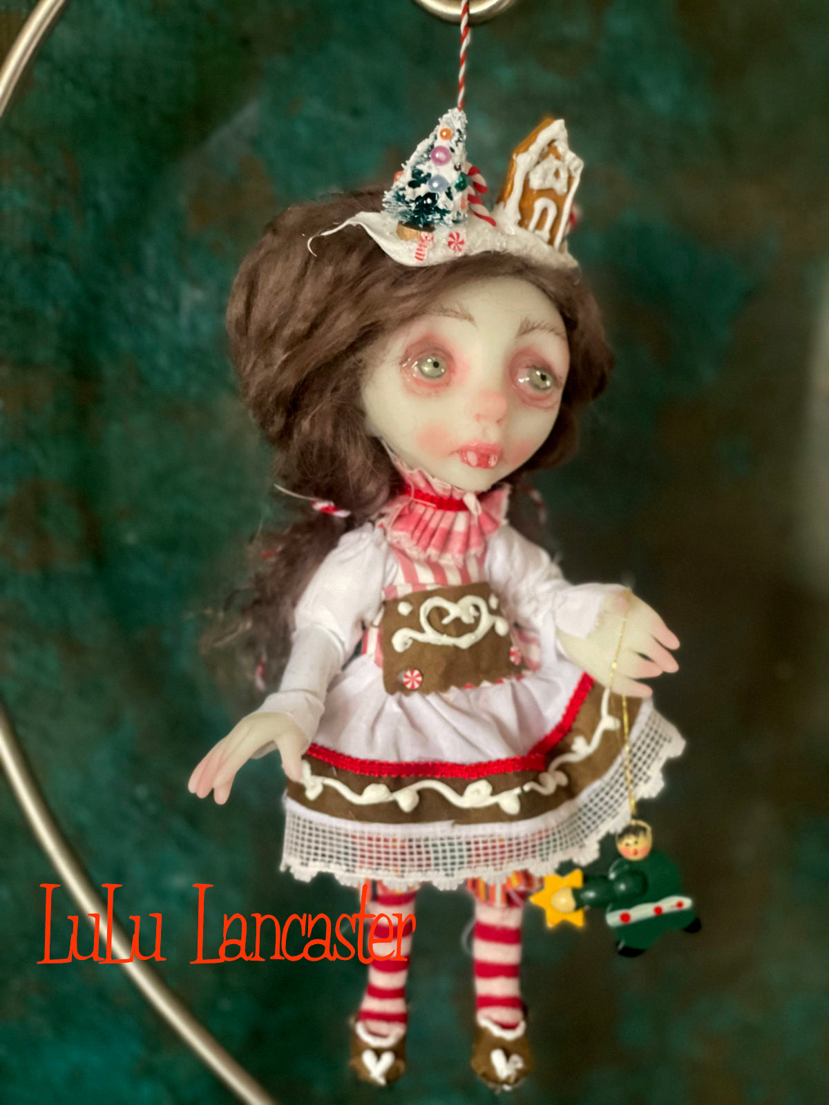 Elke Bavarian Vampire Mini Christmas hanging Original LuLu Lancaster Art Doll