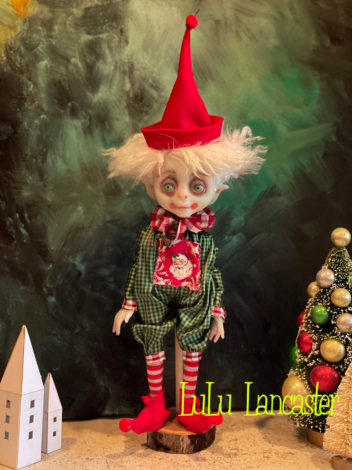 GeeWhiz Christmas Elf Original LuLu Lancaster Art Dolls