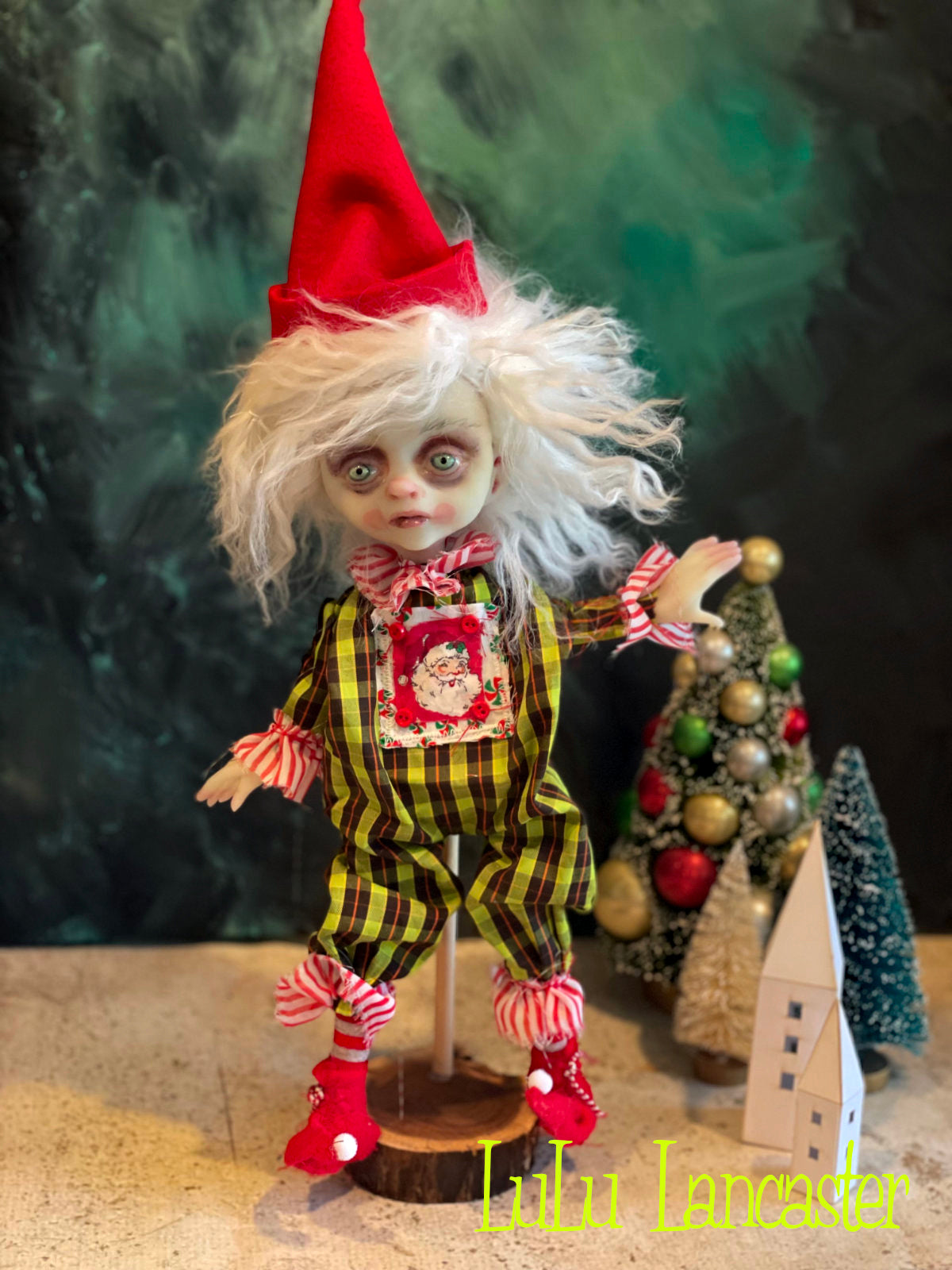 Golly Christmas Elf Original LuLu Lancaster Art Dolls