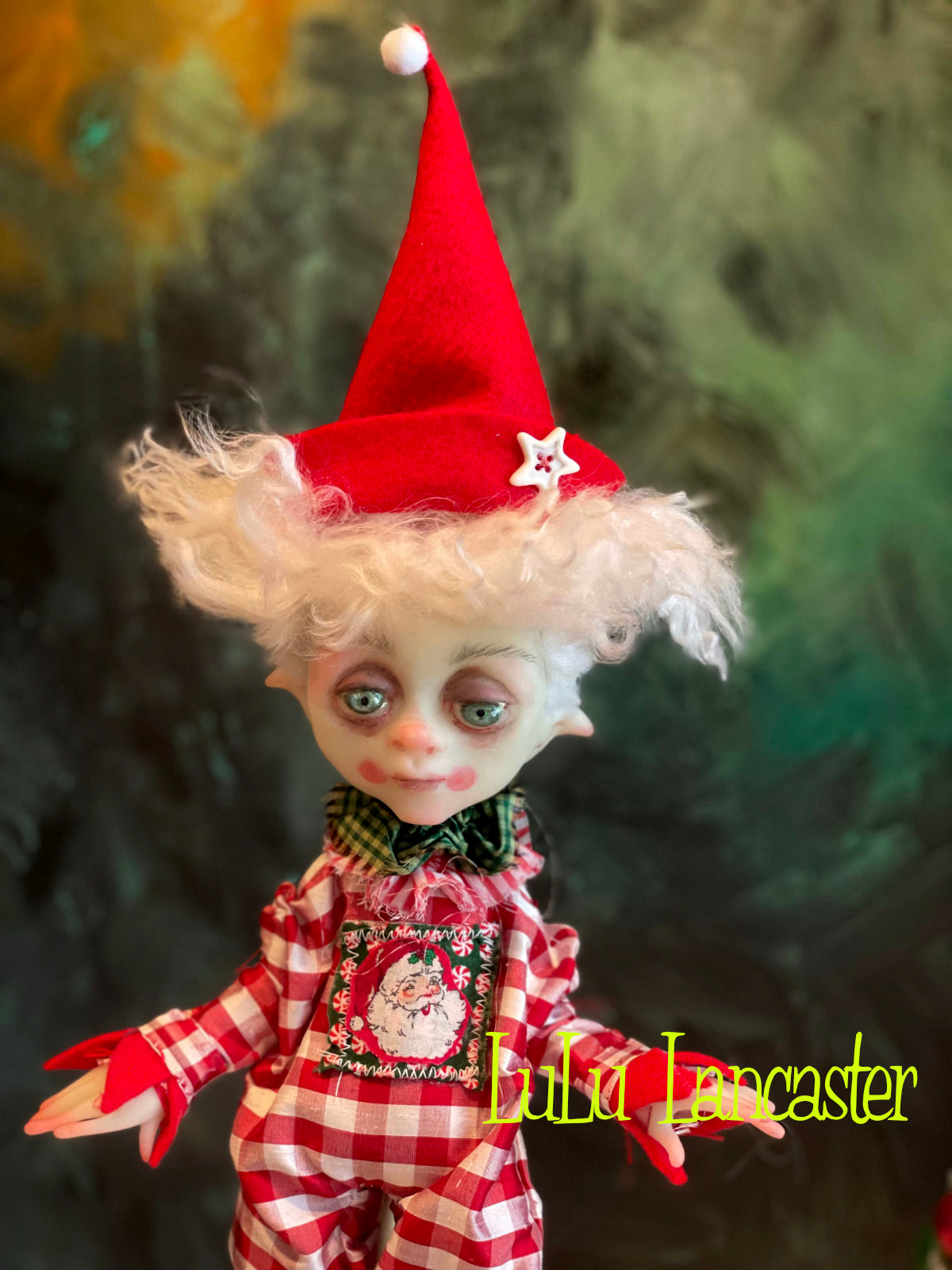 Gosh Christmas Elf Original LuLu Lancaster Art Dolls