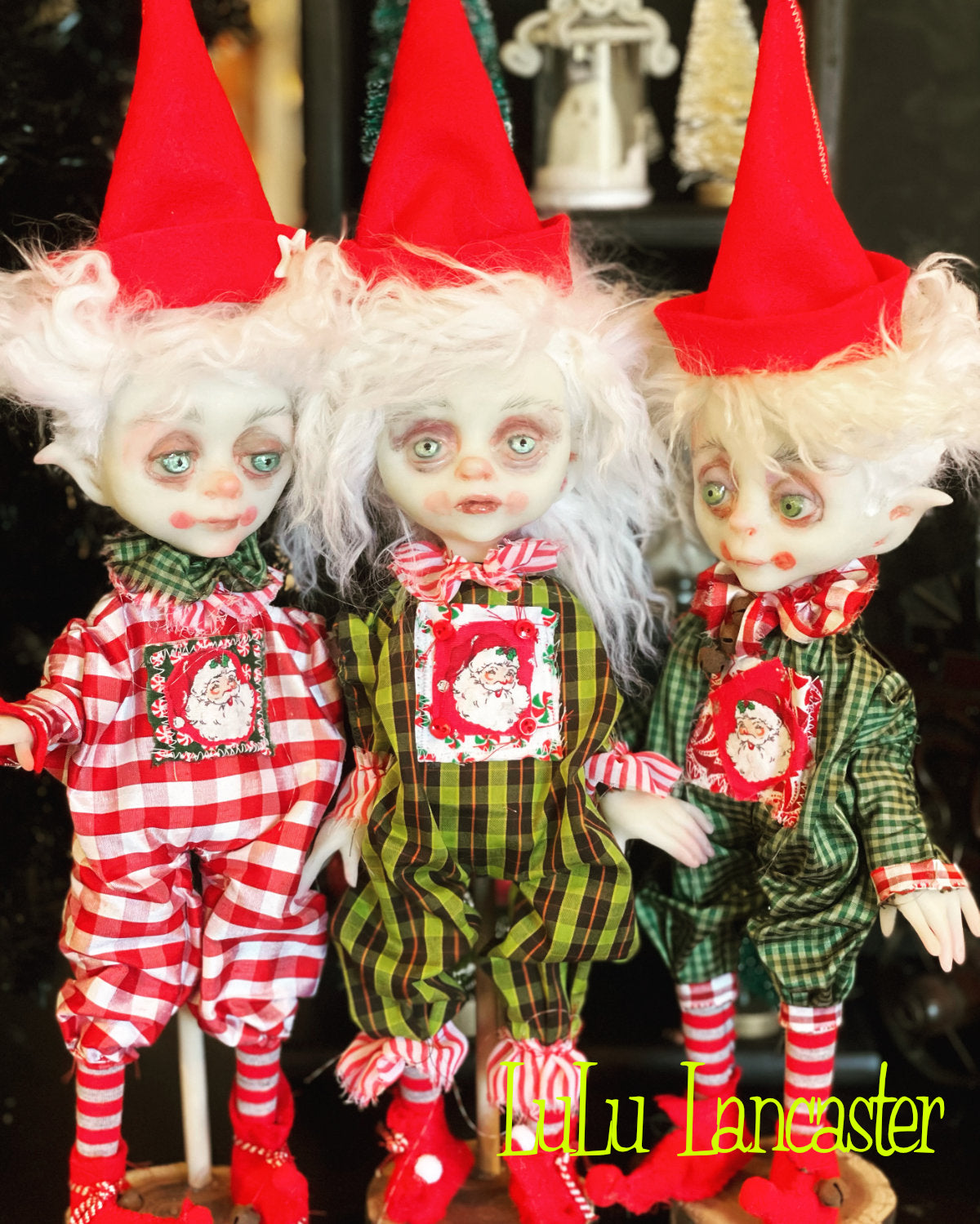GeeWhiz Christmas Elf Original LuLu Lancaster Art Dolls