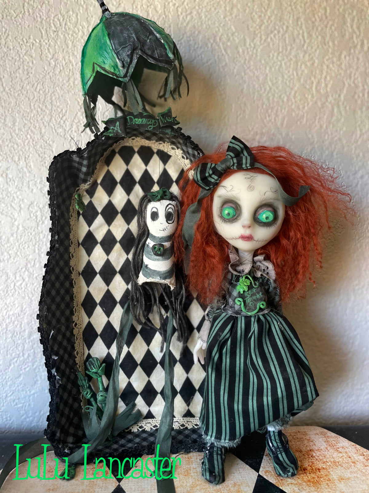A Dreary Wish Boxed gloomy Grady Gravestone Original LuLu Lancaster Art Doll