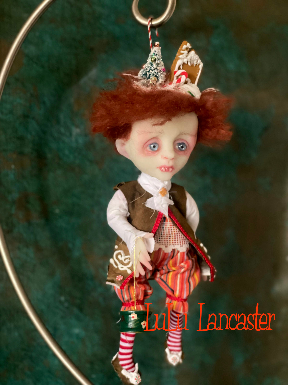 Günter Bavarian Vampire Mini Christmas hanging Original LuLu Lancaster Art Doll