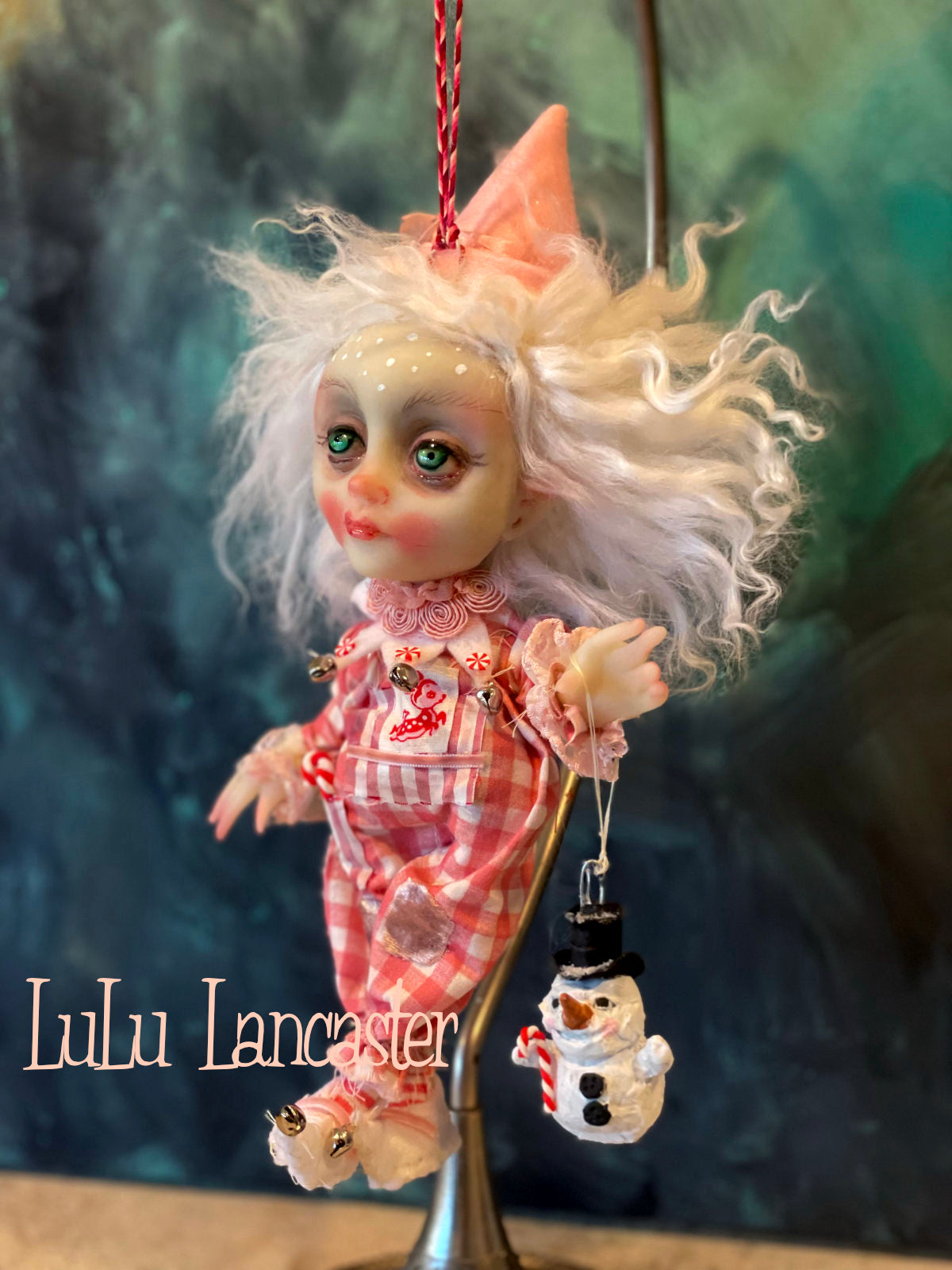 Holly Doodle the Christmas Elf Original LuLu Lancaster Art Doll