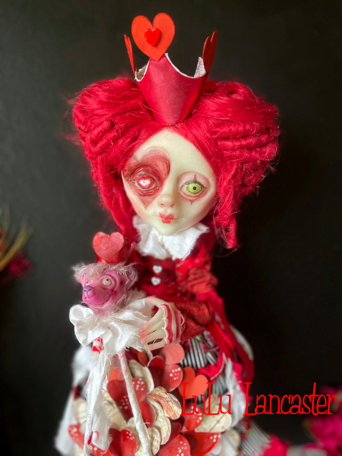 Love Letters to the Queen of Hearts LuLu's Wonderland Original LuLu Lancaster Art Doll