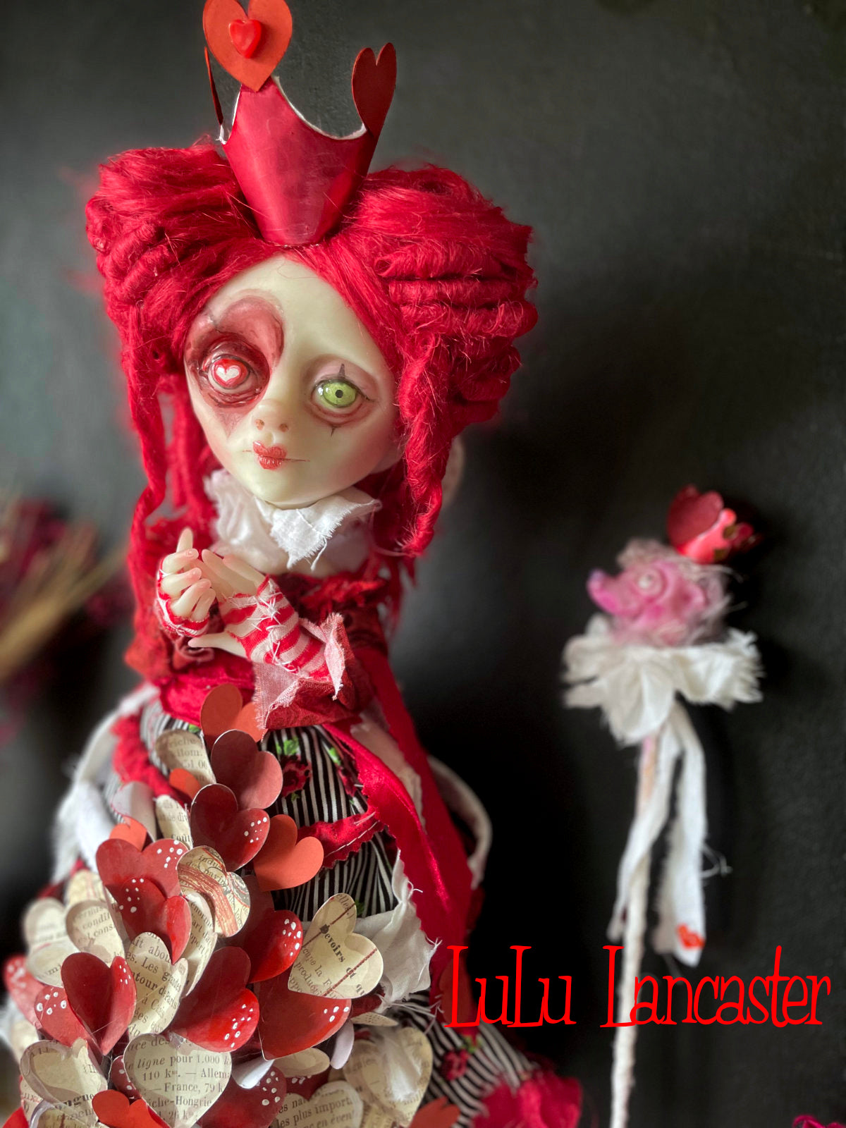 Love Letters to the Queen of Hearts LuLu's Wonderland Original LuLu Lancaster Art Doll