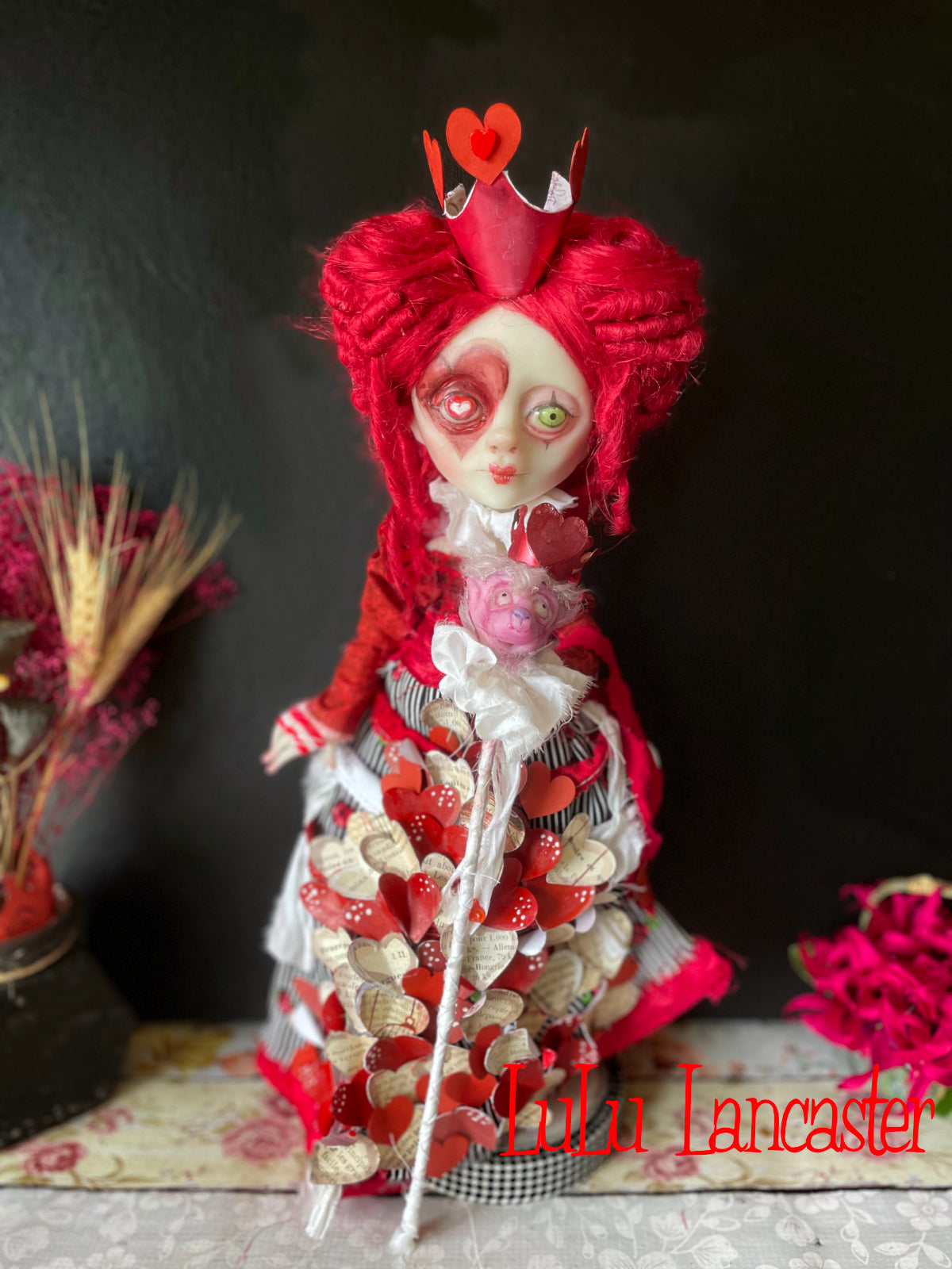 Love Letters to the Queen of Hearts LuLu's Wonderland Original LuLu Lancaster Art Doll