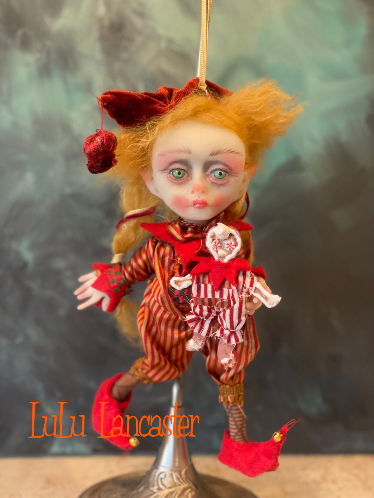 Nutmeg Cookie the Christmas Elf Original LuLu Lancaster Art Doll
