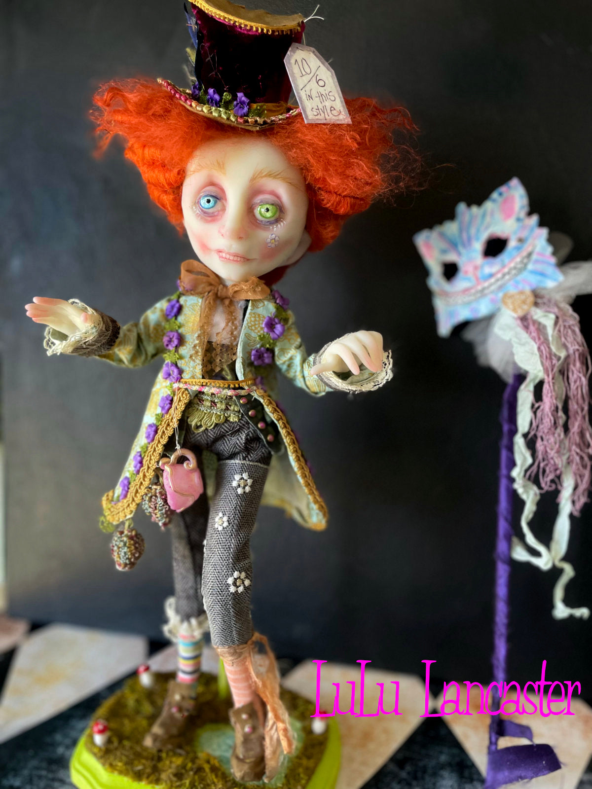 Rococo Hatter LuLu's Wonderland Original LuLu Lancaster Art Doll