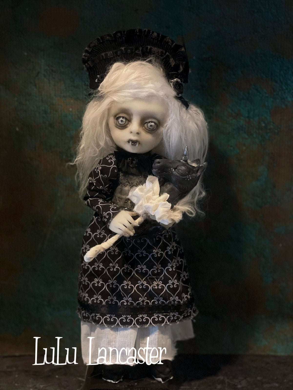 Stella Dark Heart Vampire Original LuLu Lancaster Art Doll