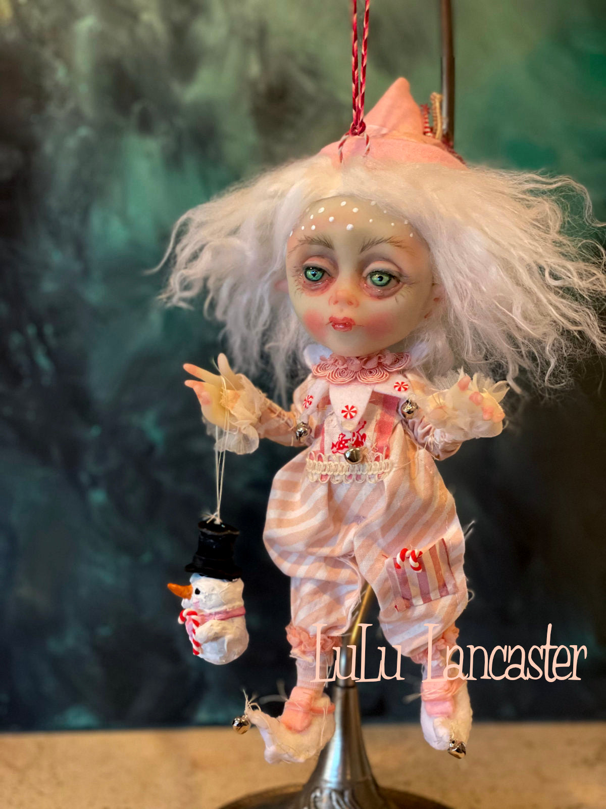Sugar Biscuit the Christmas Elf Original LuLu Lancaster Art Doll