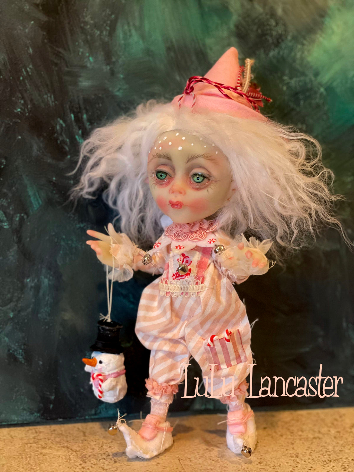 Sugar Biscuit the Christmas Elf Original LuLu Lancaster Art Doll