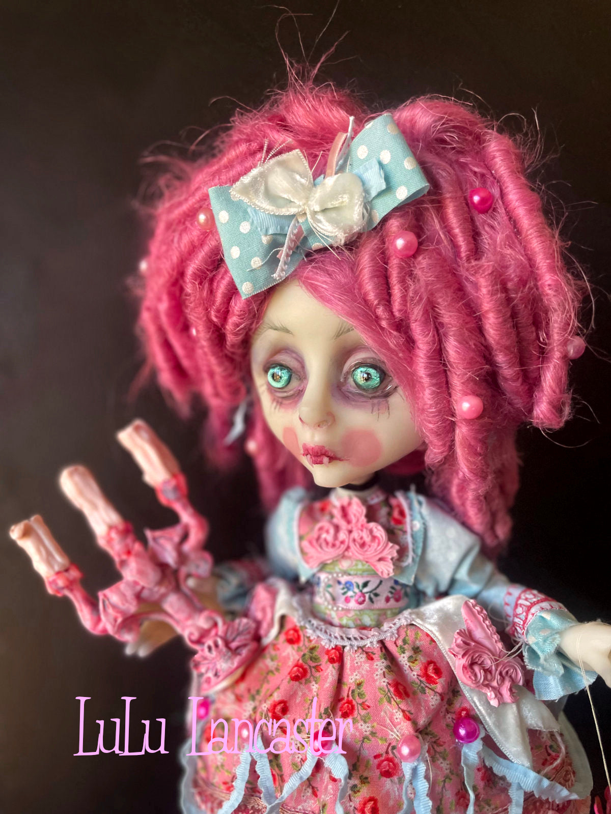 Sweetie VonPink the Rococo Vampire Original LuLu Lancaster Art Doll