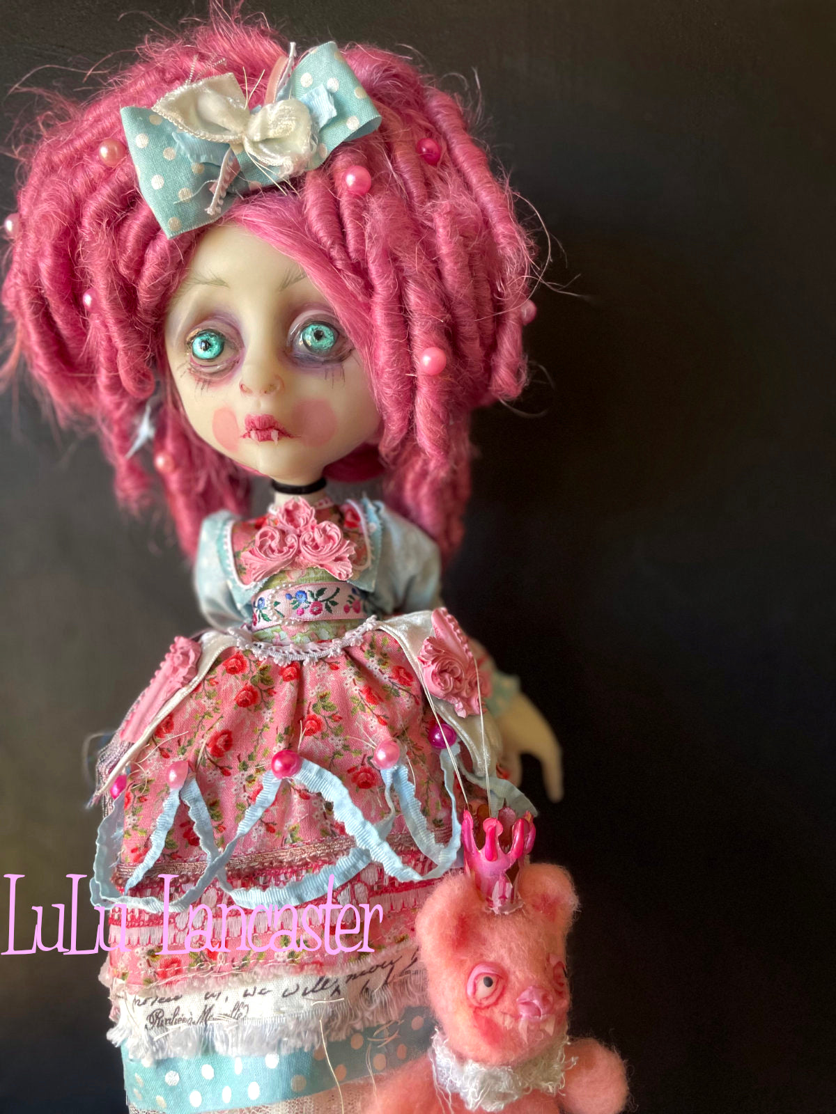 Sweetie VonPink the Rococo Vampire Original LuLu Lancaster Art Doll