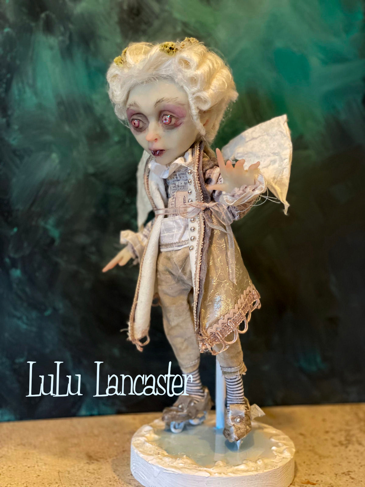 Vlahad Winter Vampire Bat Original LuLu Lancaster Art Dolls