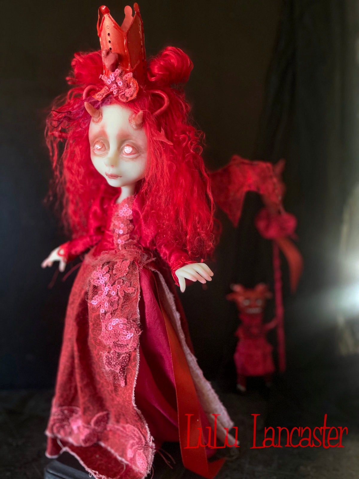 Valentina Devil Valloween Original LuLu Lancaster Art Doll