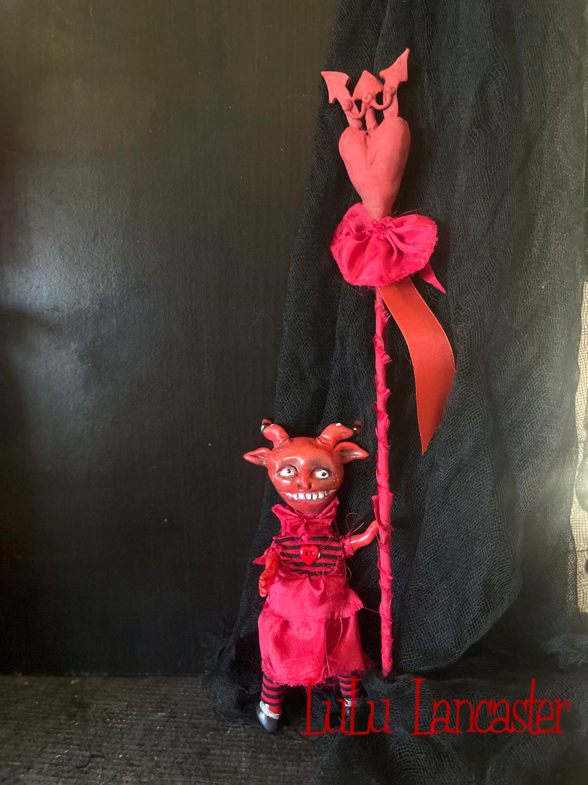 Valentina Devil Valloween Original LuLu Lancaster Art Doll